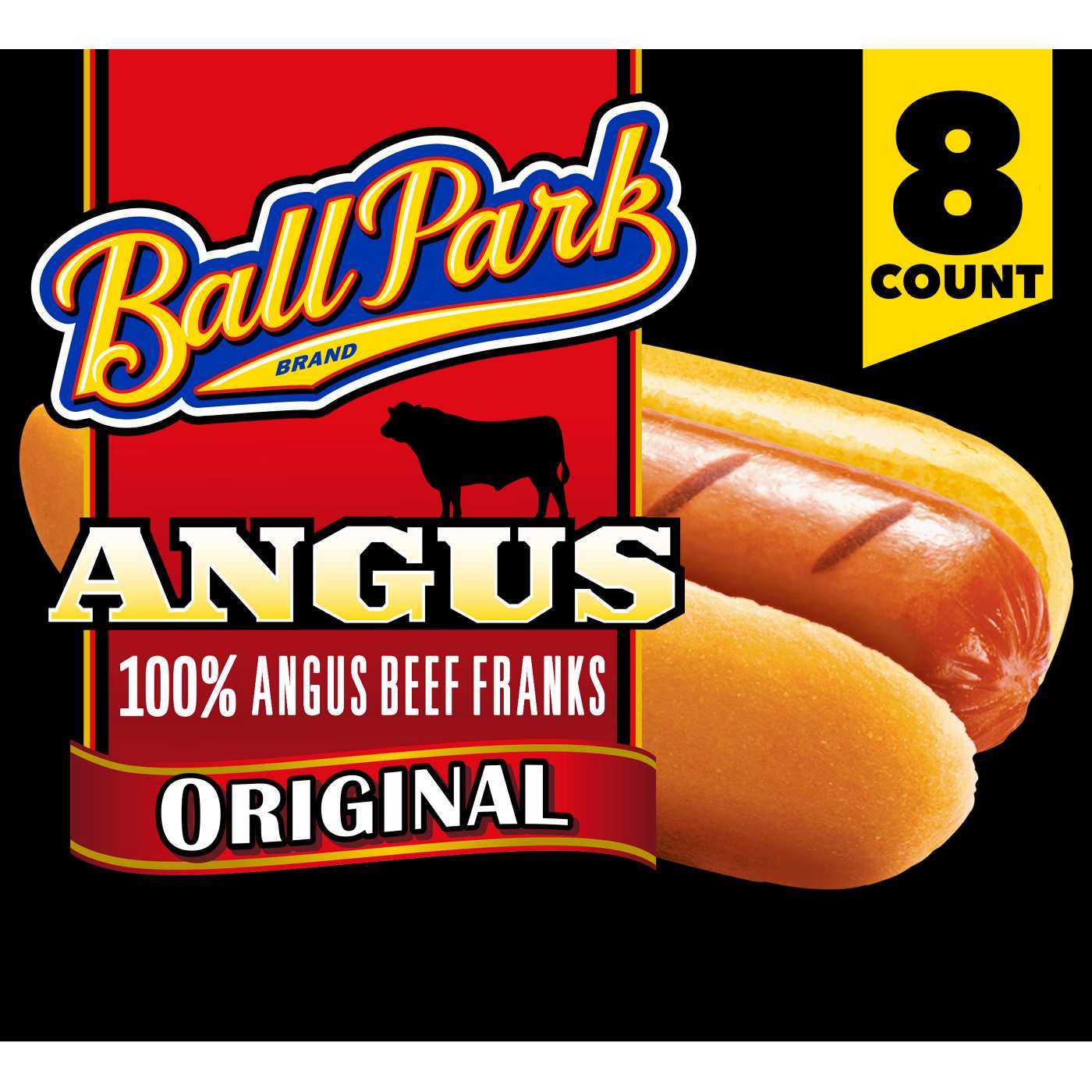 Ball Park Angus Beef Franks Hot Dogs; image 1 of 5