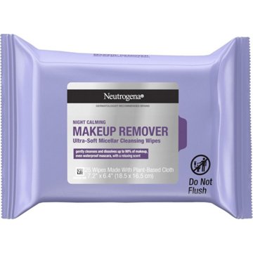 Neutrogena Night Calming Makeup Remover Cleansing Towelettes, 25 ct