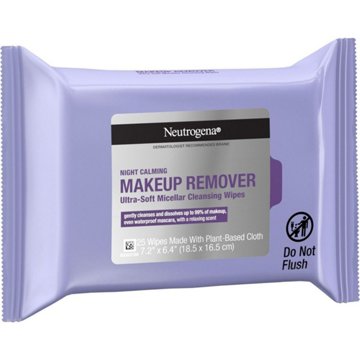 Neutrogena Night Calming Makeup Remover Cleansing Towelettes, 25 ct