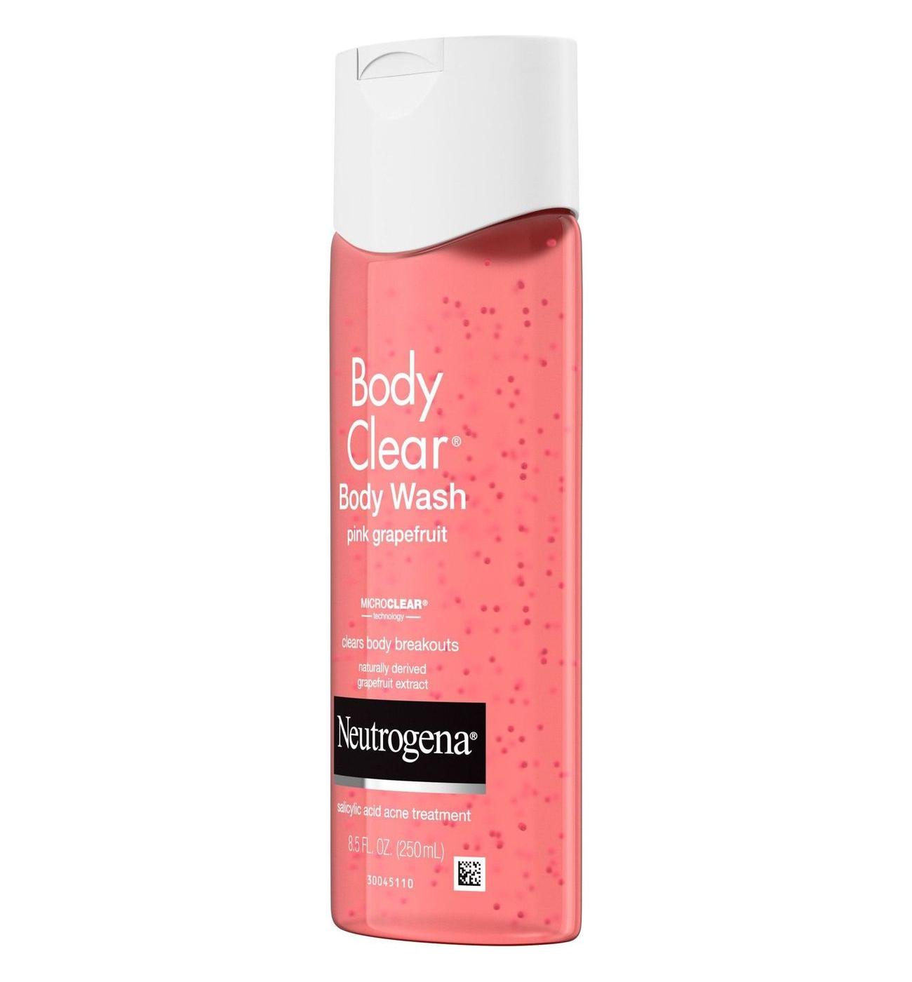 Neutrogena Body Clear Pink Grapefruit Acne-Fighting Body Wash; image 3 of 8