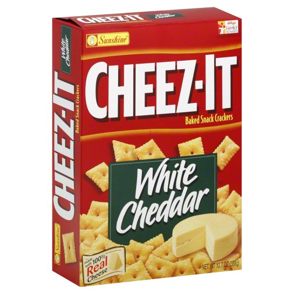 Sunshine CheezIt White Cheddar Baked Snack Crackers Shop Crackers