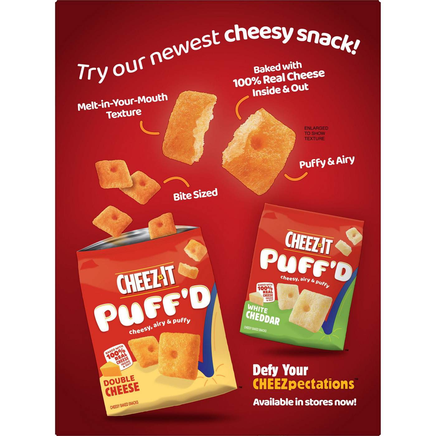 Cheez-It Reduced Fat Original Baked Snack Cheese Crackers; image 5 of 6
