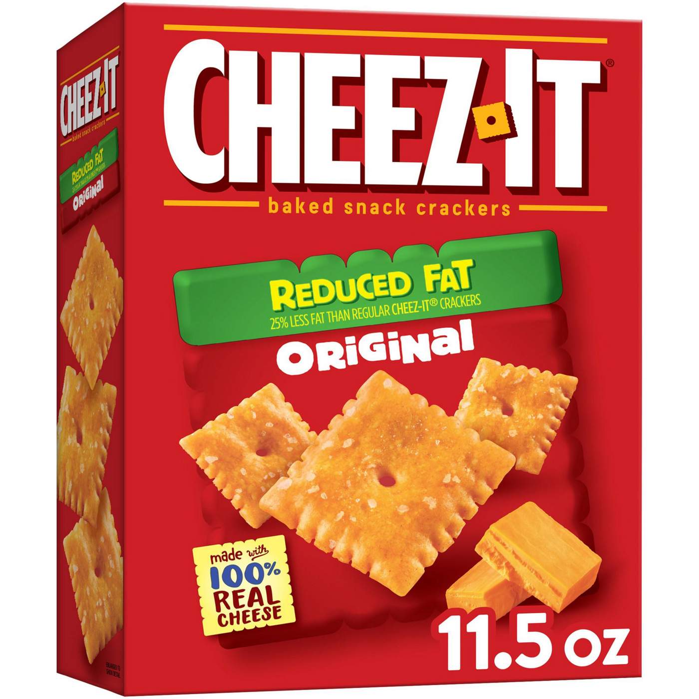 Cheez-It Reduced Fat Original Baked Snack Cheese Crackers; image 6 of 6