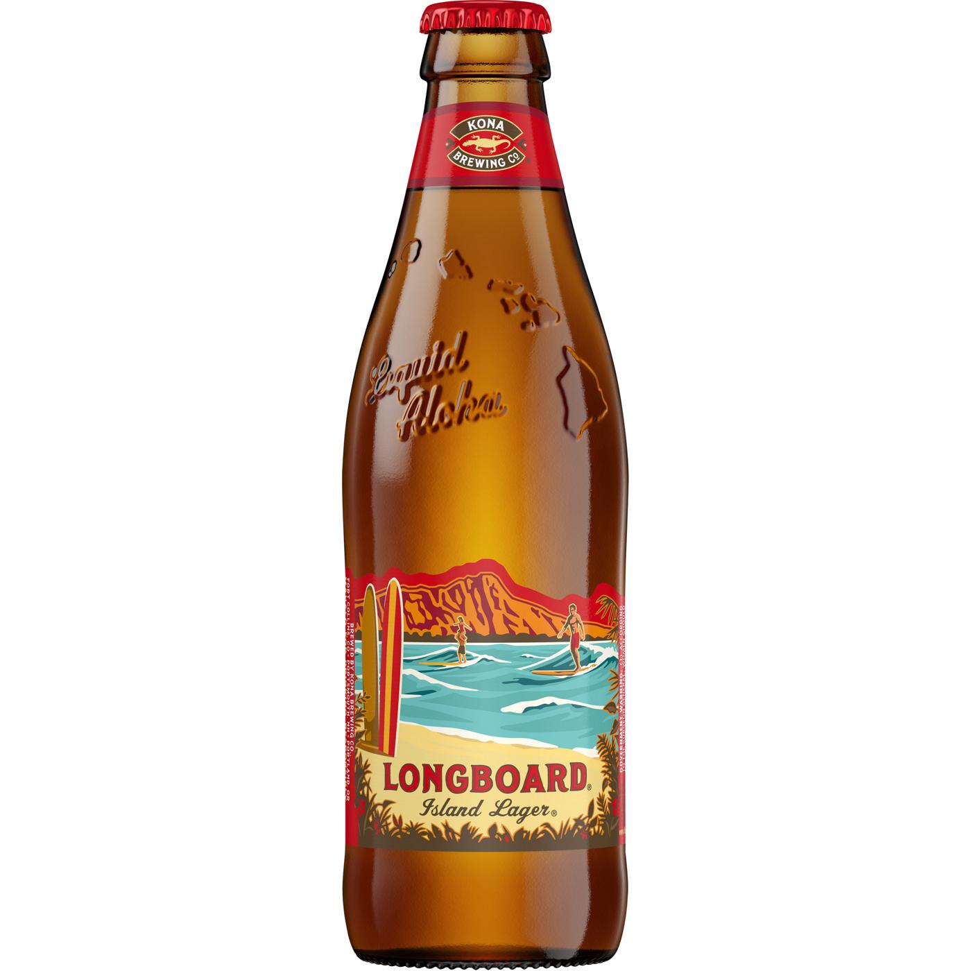 Kona Longboard Island Lager Beer; image 1 of 2