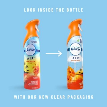 Febreze Air Freshener Spray - Odor-Fighting Room Spray - Hawaiian Aloha Scent, 8.1 oz