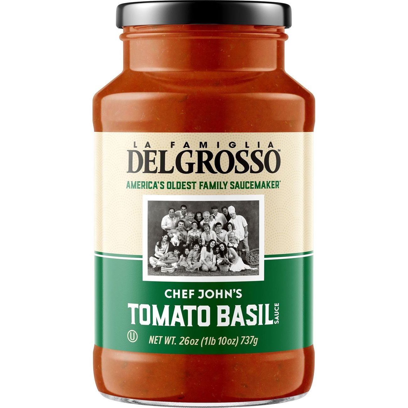 Del Grosso Chef John's Tomato Basil Masterpiece Pasta Sauce Shop
