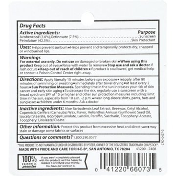 H-E-B Moisturizing SPF 15 Lip Balm