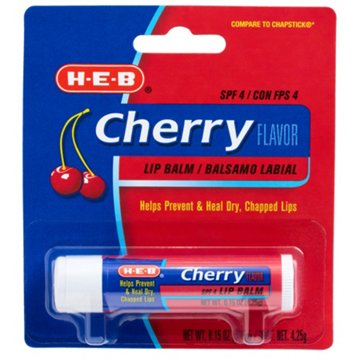 H-E-B Cherry SPF 4 Lip Balm