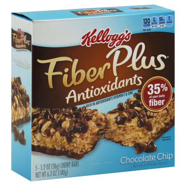 Kellogg's Fiber Plus Antioxidants Chocolate Chip Chewy Bar Shop