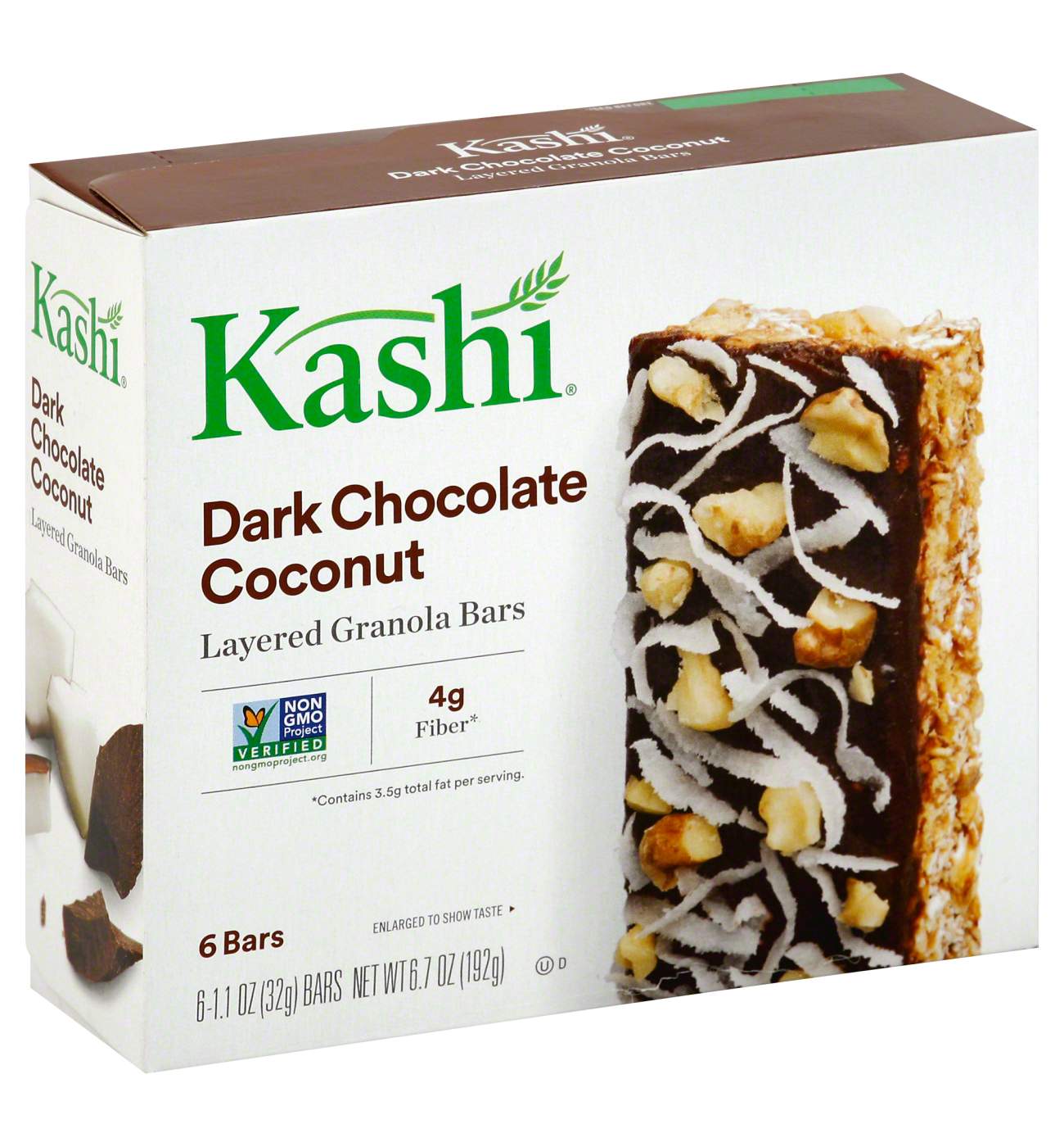 Kashi TLC Dark Chocolate Coconut Fruit and Grain Bars; image 1 of 2