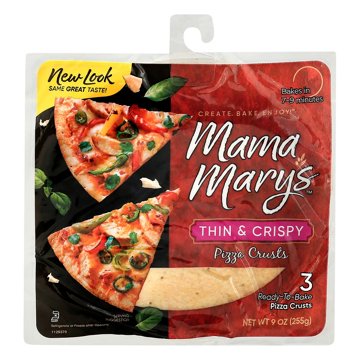 Mama Mary's Thin and Crispy Pizza Crusts, 3 ct