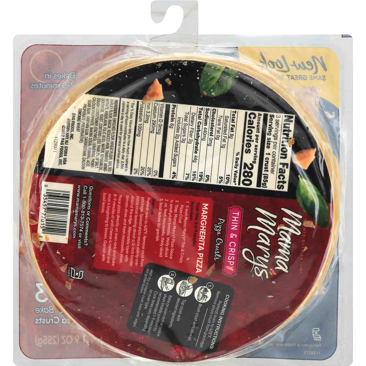 Mama Mary's Thin and Crispy Pizza Crusts; image 2 of 3