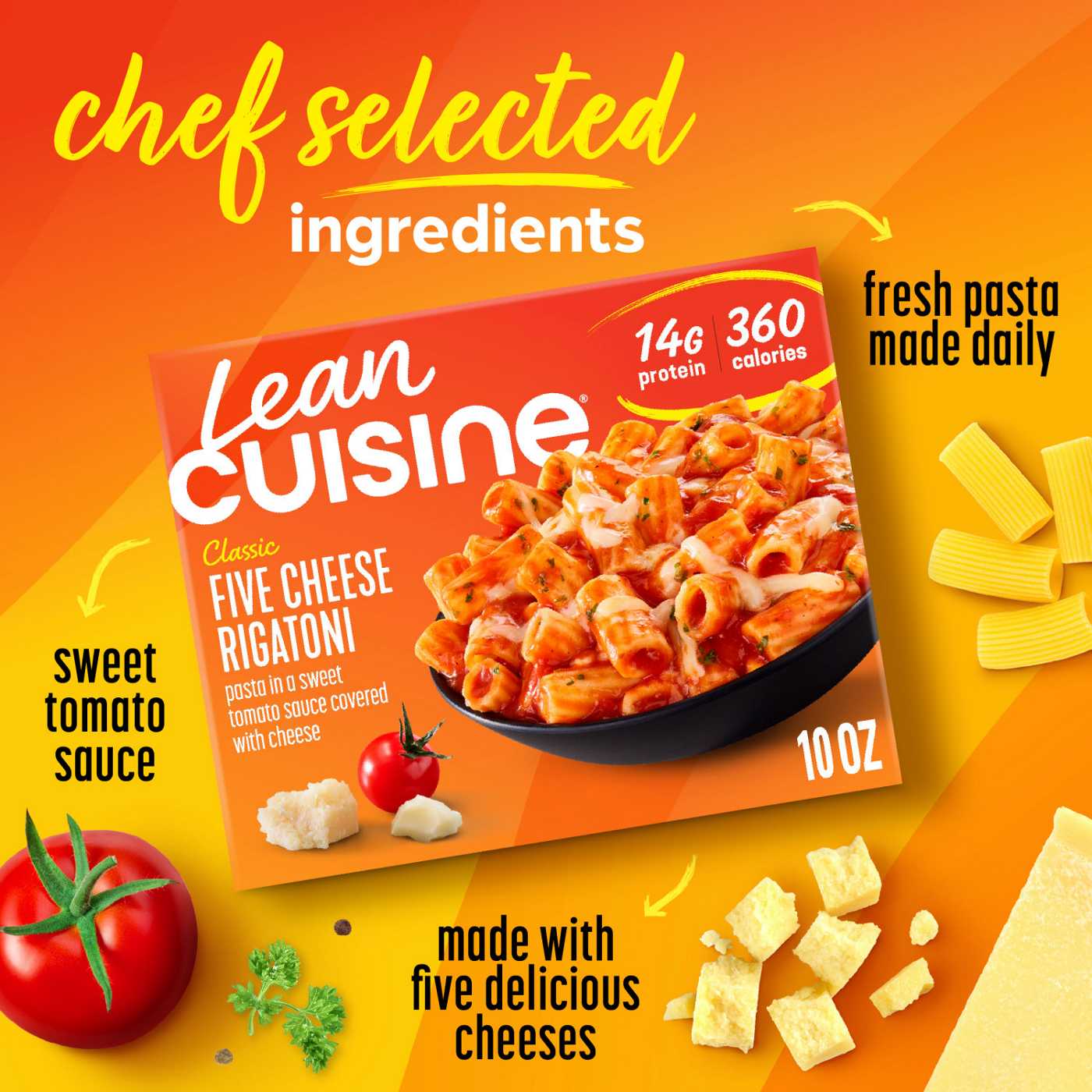 Lean Cuisine 14g Protein Five Cheese Rigatoni Frozen Meal; image 4 of 7