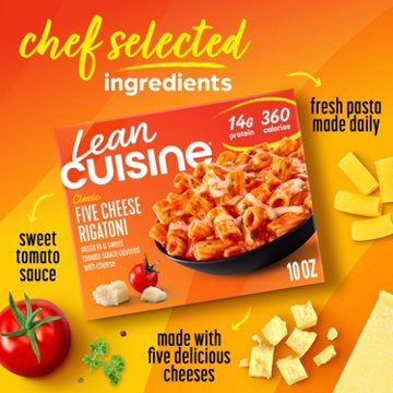 Lean Cuisine 14g Protein Five Cheese Rigatoni Frozen Meal