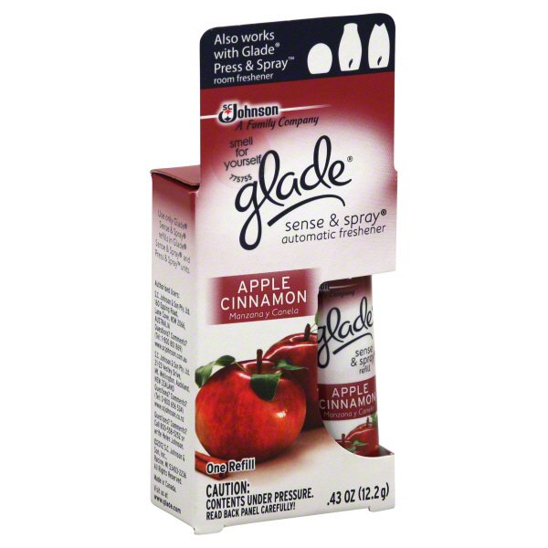 Glade Apple Cinnamon Automatic Freshener Sense & Spray Refill Shop