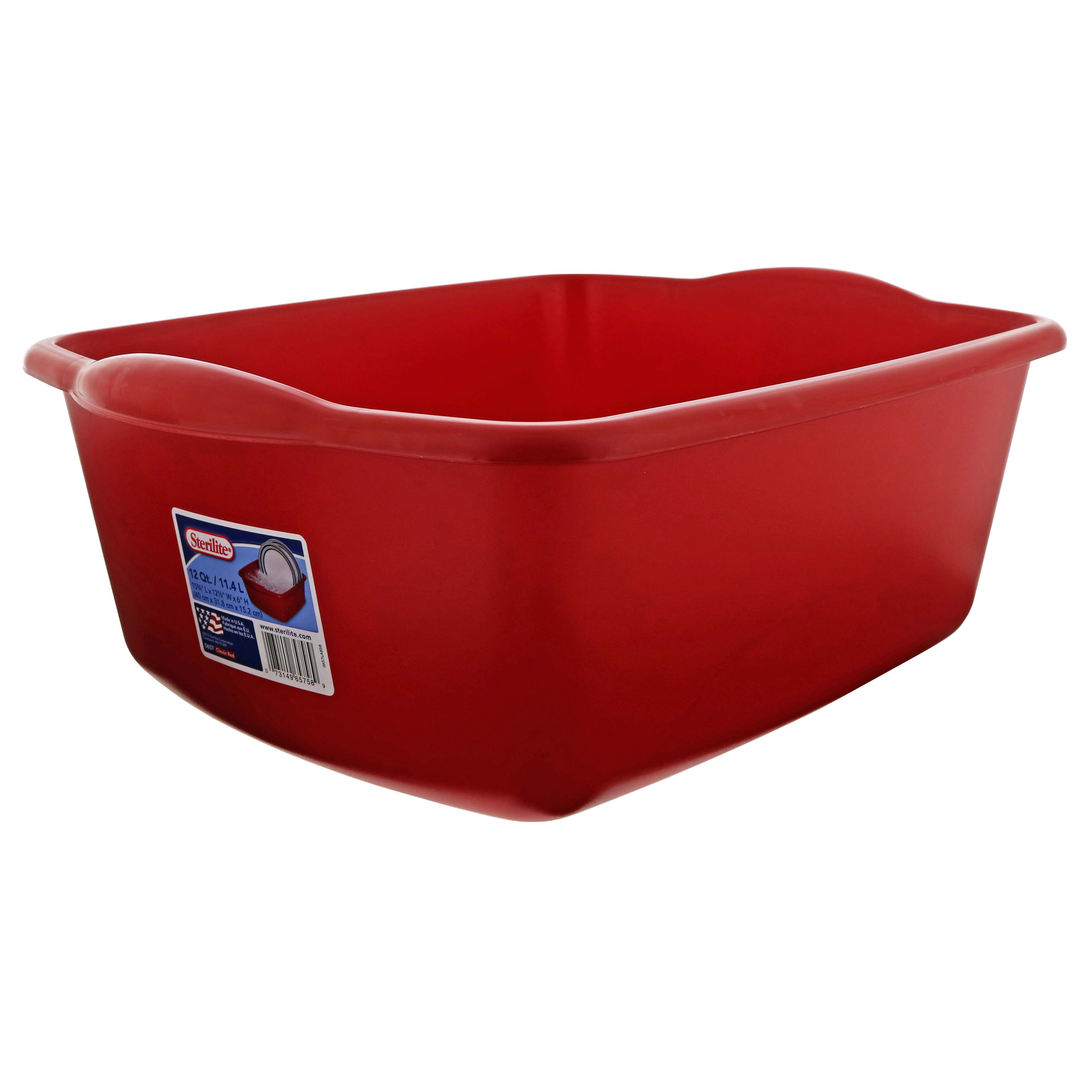 Sterilite Red Dishpan Shop Sink & Kitchen Organizers at HEB