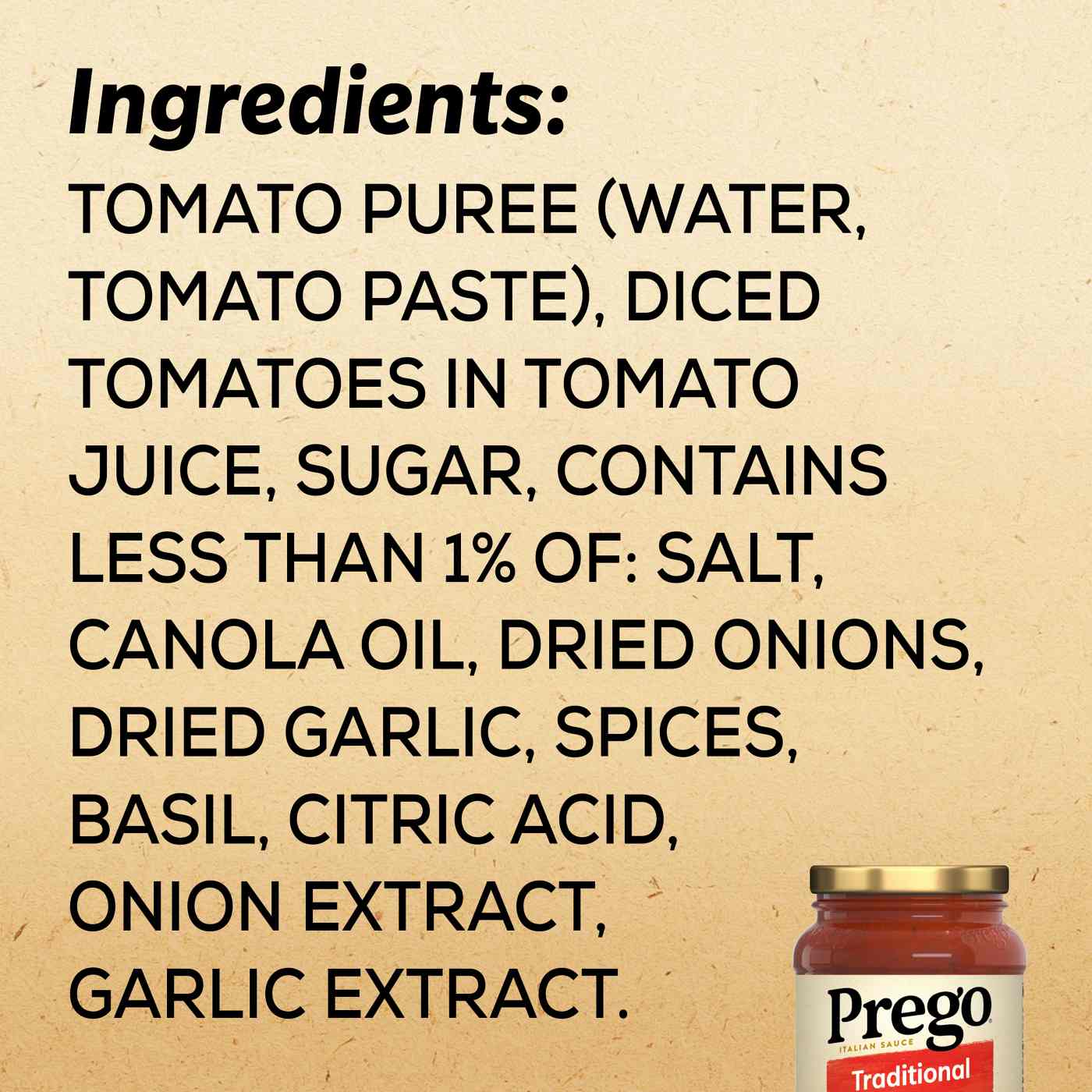 Prego Traditional Pasta Sauce; image 6 of 8