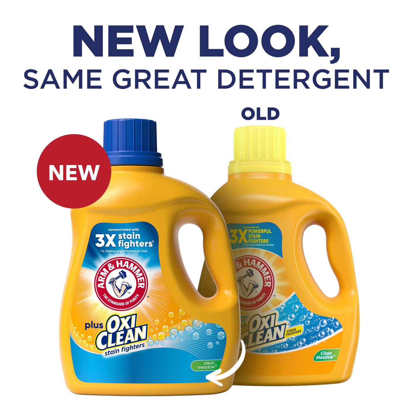 Arm & Hammer Plus OxiClean HE Liquid Laundry Detergent, 77 Loads - Clean Meadow; image 2 of 15