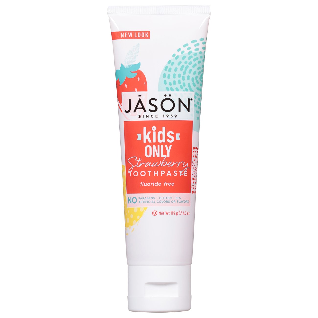 Jason Kids Only Fluoride Free Toothpaste Strawberry Shop Toothpaste at HEB