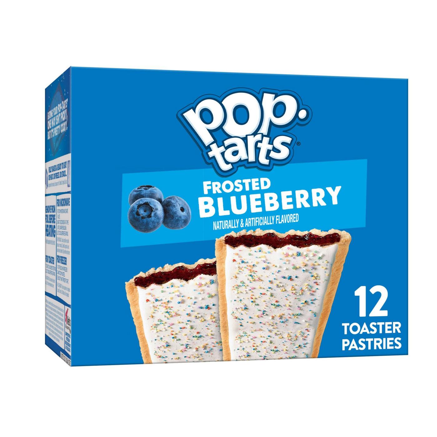 Pop-Tarts Frosted Blueberry Toaster Pastries; image 1 of 3