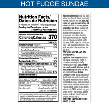 Pop-Tarts Frosted Hot Fudge Sundae Toaster Pastries, 8 ct