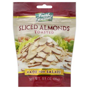 Fresh Gourmet Oven Roasted Sliced Almonds, 3.5 OZ