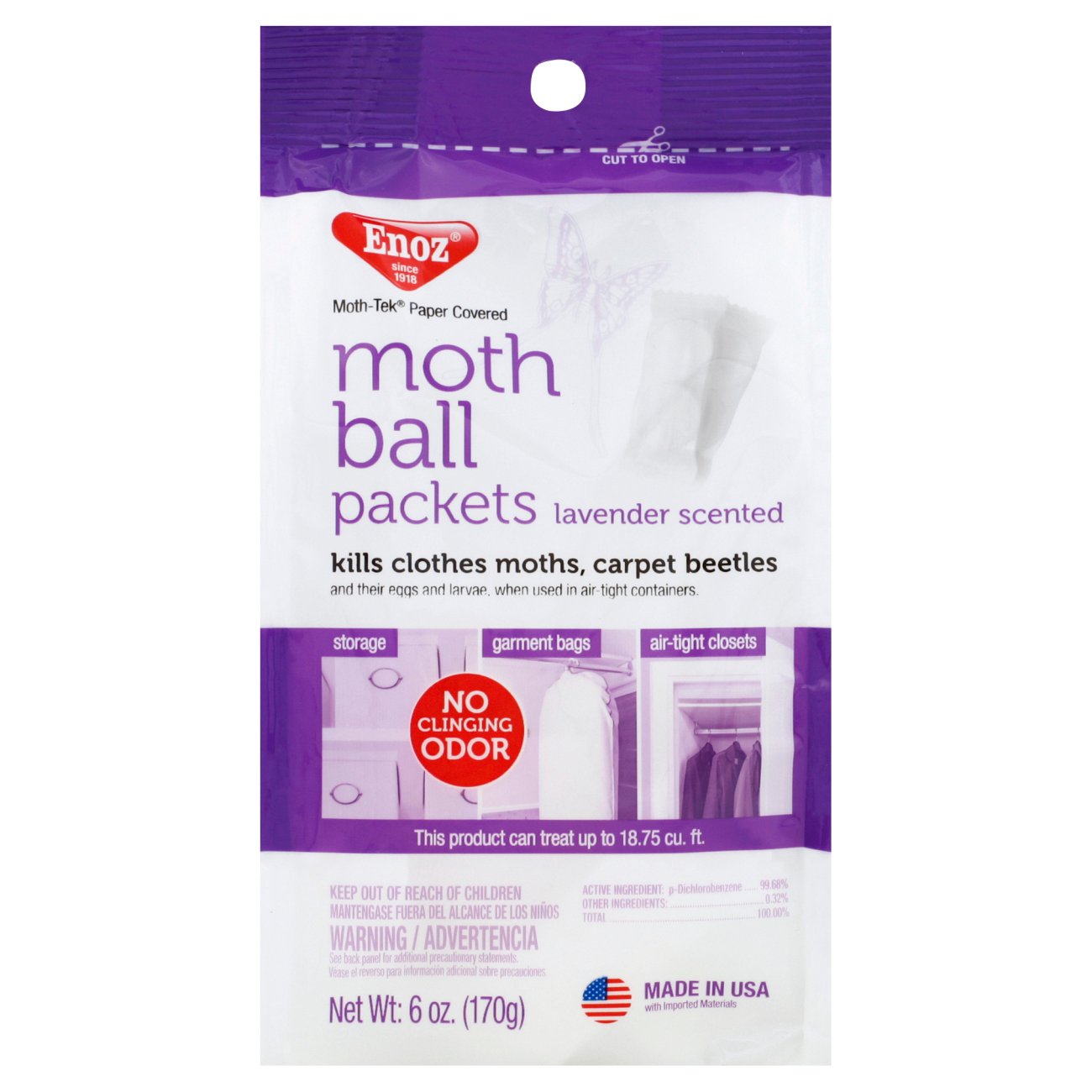 Moth balls BcTlyInc 4Oz Pack (Lavender Scent, 4) 