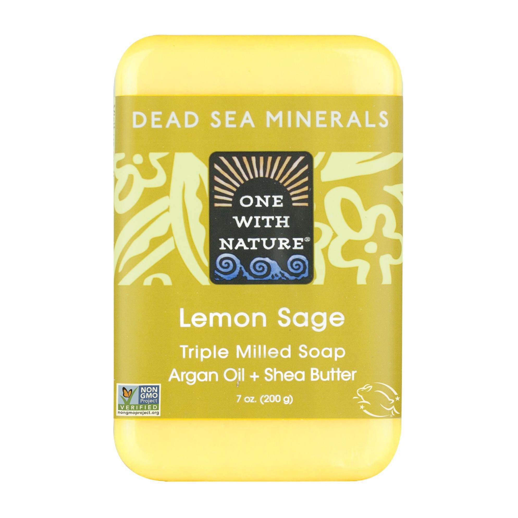 one with nature dead sea salt soap