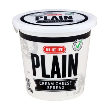 H-E-B Plain Cream Cheese Spread, 16 oz