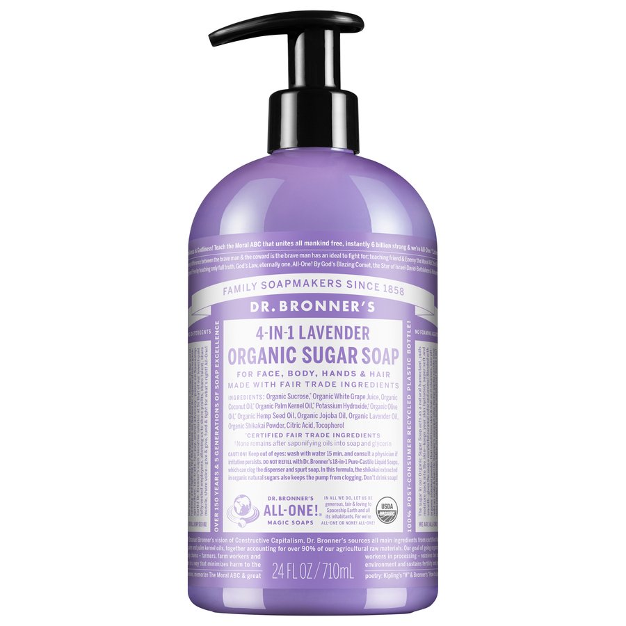 Dr. Bronner's Magic All-One Lavender Liquid Hand Pump Soap - Shop Hand ...