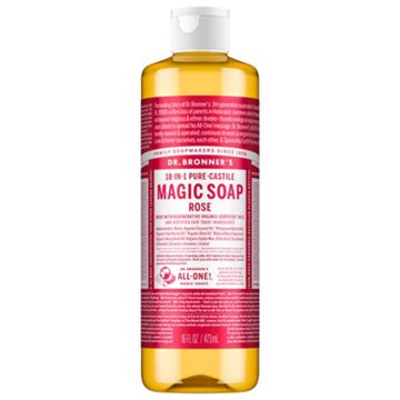 Dr. Bronner's 18-in-1 Hemp Rose Pure-Castile Soap