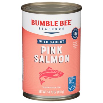 Bumble Bee Wild Caught Pink Salmon , 14.75 oz