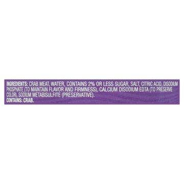 Bumble Bee 14g Protein Lump Crab Meat, 4.25 oz