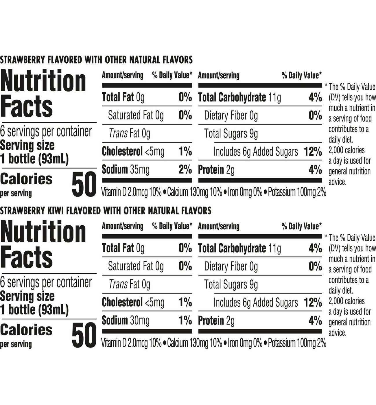 Danimals Smoothies 12 pk Bottles - Strawberry & Strawberry Kiwi; image 3 of 10