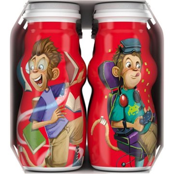 Danimals Smoothies 12 pk Bottles - Strawberry & Strawberry Kiwi, 3.1 oz