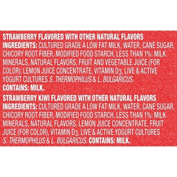 Danimals Smoothies 12 pk Bottles - Strawberry & Strawberry Kiwi