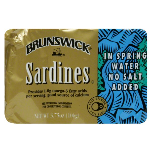 Brunswick Sardines In Spring Water No Salt Added Shop Canned & Dried