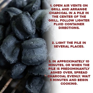 H-E-B Hickory Charcoal Briquets, 8 lb