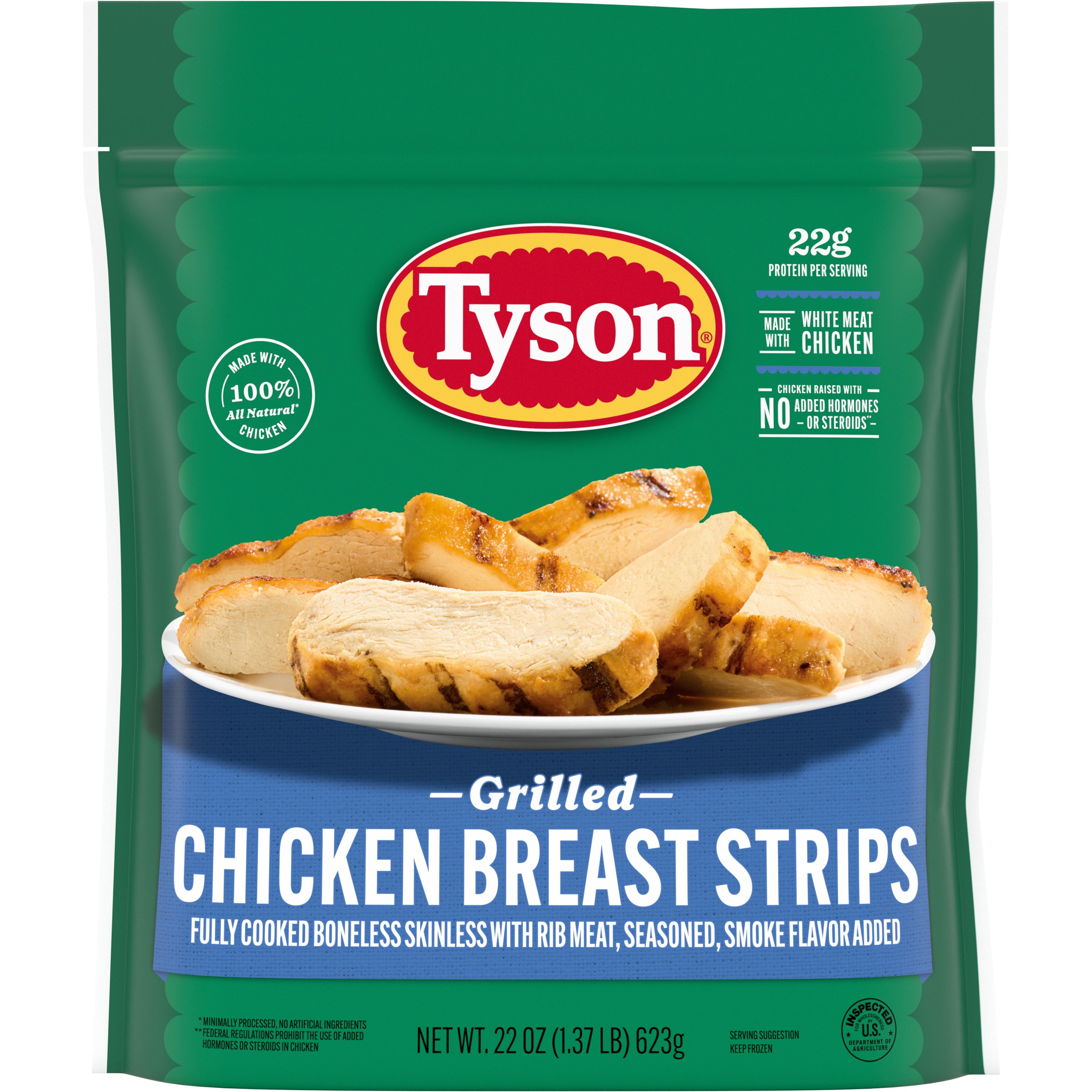 Tyson Grilled Ready Chicken Breast Strips Shop Chicken At H E B