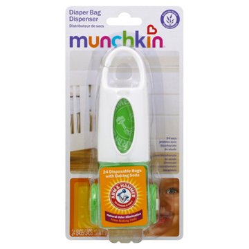 Munchkin Diaper Bag Dispenser - Lavender Scent, Assorted Color Bags