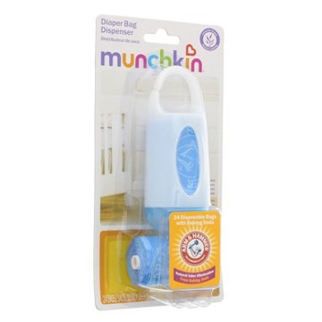 Munchkin Diaper Bag Dispenser - Lavender Scent, Assorted Color Bags