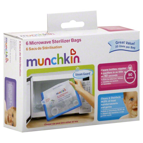 munchkin microwave bottle sterilizer