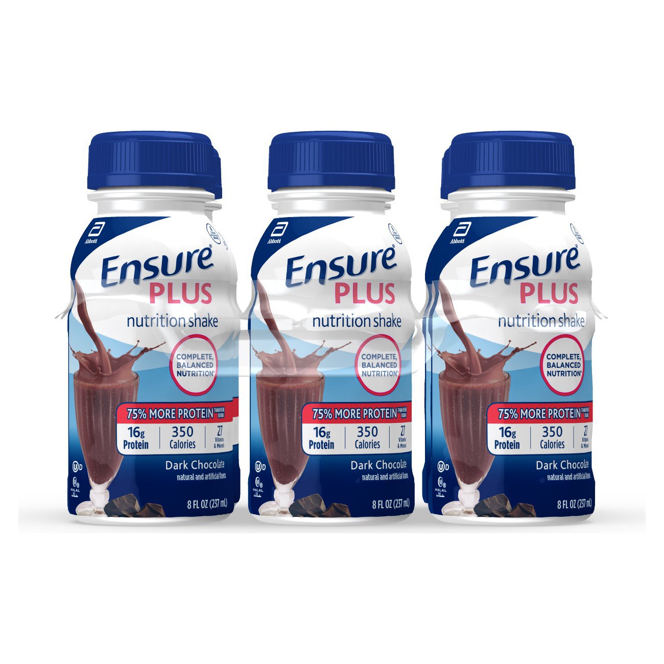 Ensure Plus Nutrition Shake Dark Chocolate ReadytoDrink 6 pk Shop