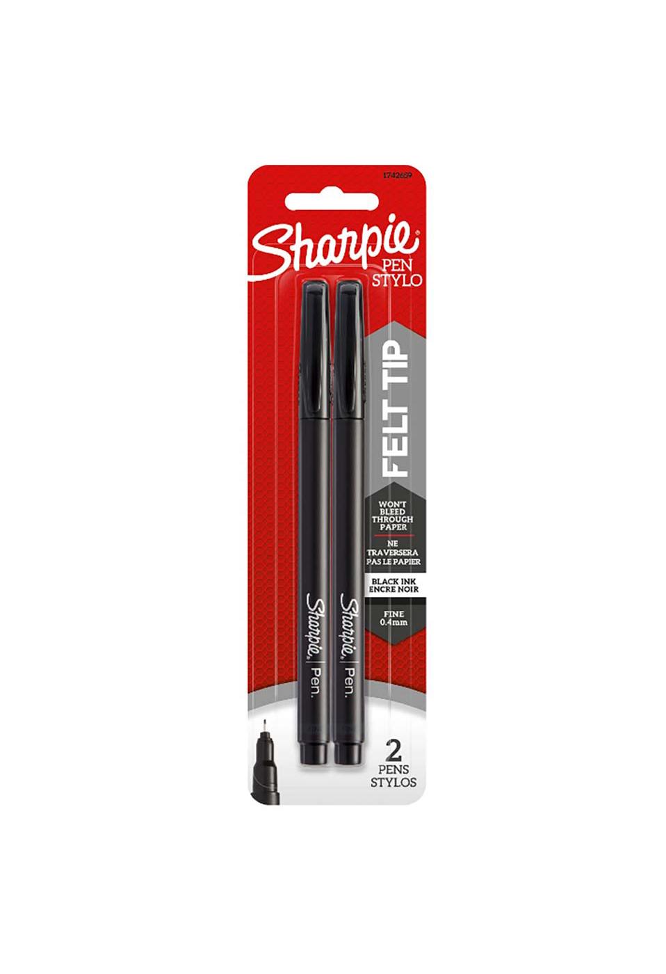 Sharpie Fine Point Felt Tip Pens - Black Ink - Shop Markers at H-E-B