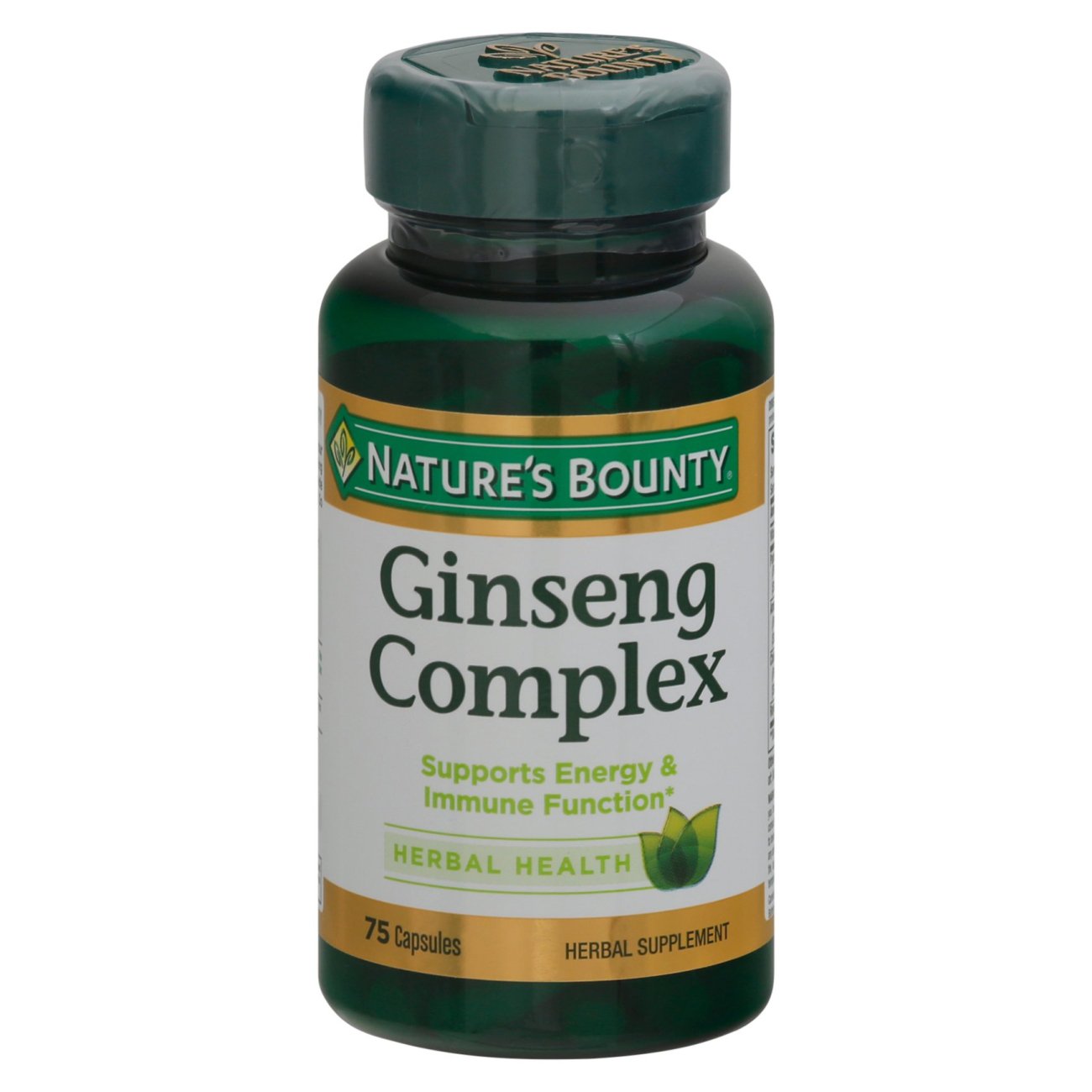 Nature's Bounty Ginseng Complex Plus Royal Jelly Capsules - Shop Herbs ...