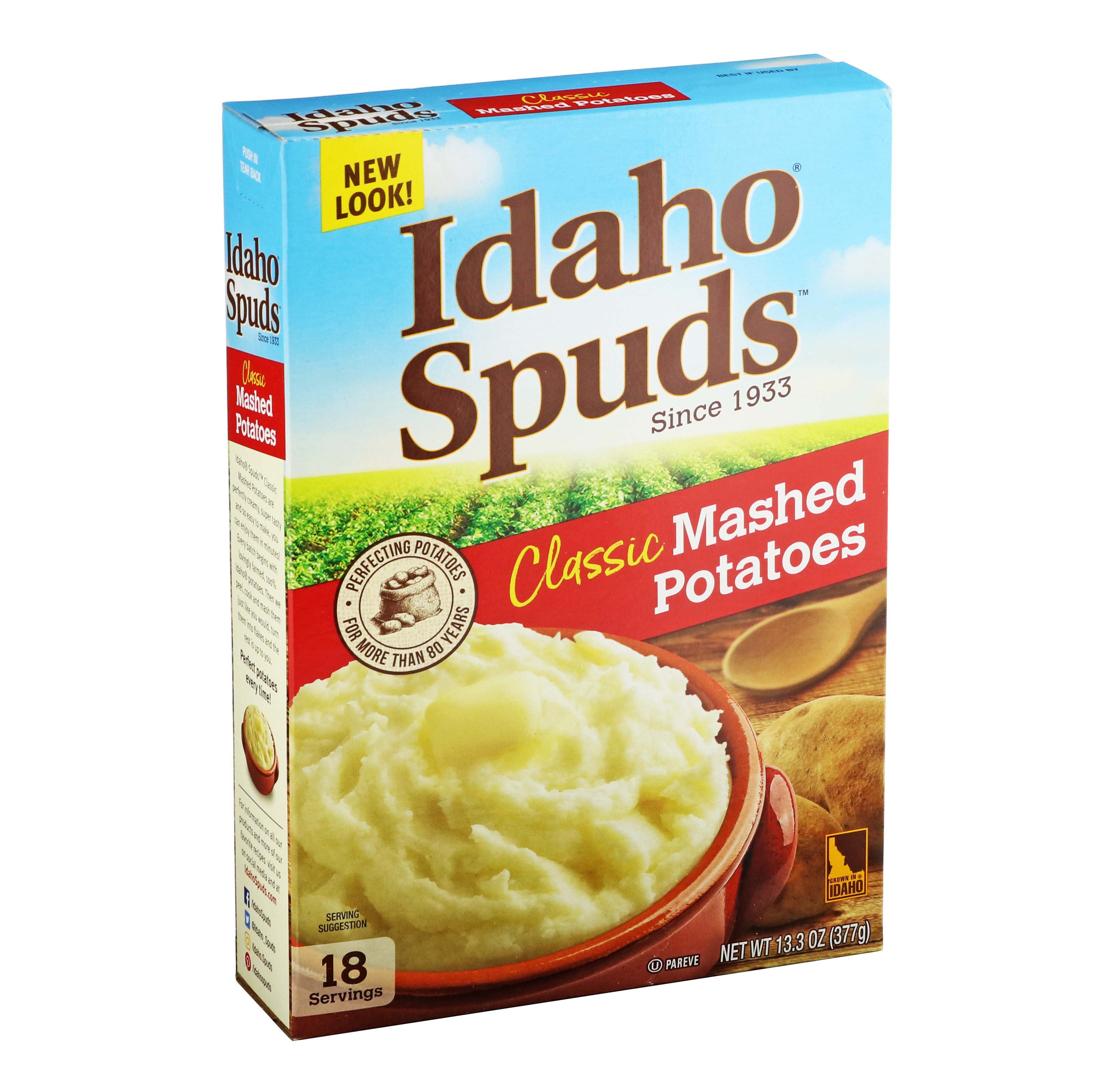 mashed potatoes spuds idaho classic idahoan oz original heb