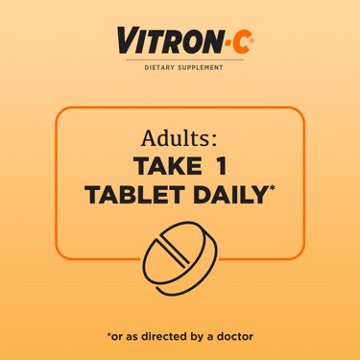 Vitron-C Iron Supplement Plus 125 mg Vitamin C, 60 ct
