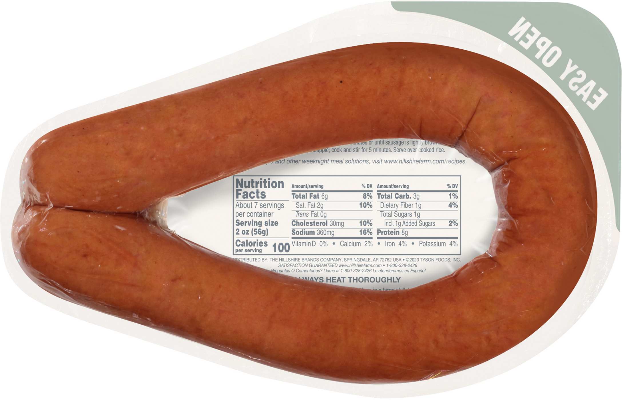 Hillshire Farm Smoked Turkey Sausage; image 4 of 4