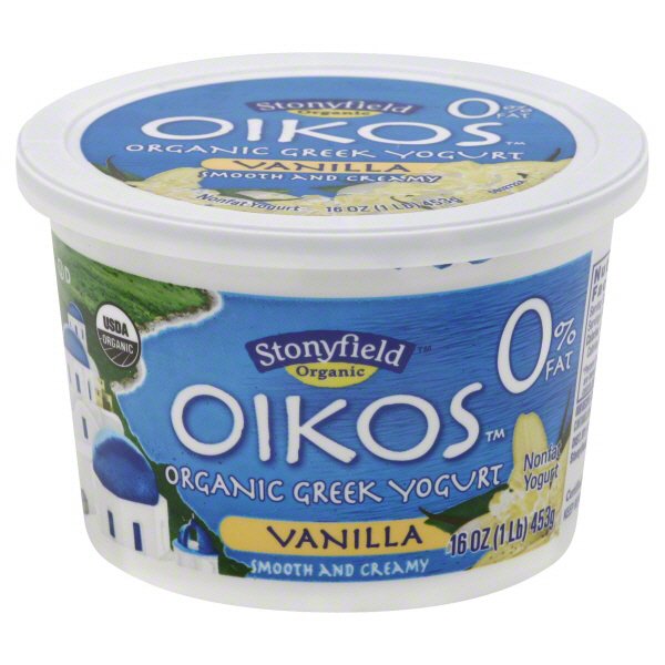 Stonyfield Oikos Nonfat Vanilla Greek Yogurt Shop Yogurt at HEB