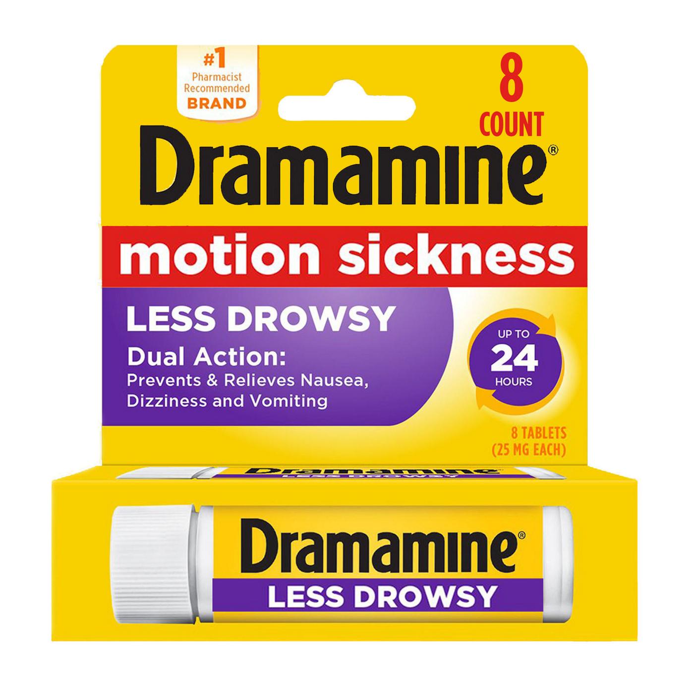 Dramamine All Day Less Drowsy Motion Sickness Relief; image 1 of 5